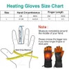 Ski Gloves 1 Pair Electric Thermal Winter 3 Level Warmer Cycling Motorcycle Bicycle Touchscreen Heated for Men Women 230830
