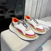 Women Shoe Sneakers Casual Shoes Designer Pattern Canvas Rainbow Trainers Running Sports Shoe Recycled Mesh Fabric