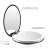 Compact Mirrors 5 Color 3/10X Magnifying Lighted Makeup Mirror Light Mini Round Portable LED Make Up Mirror Sensing USB Chargeable makeup mirror 230829