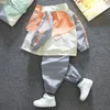 Zestawy odzieżowe wiosna jesień chłopców dla dzieci ubrania dzieci bawełniane sportowe spodnie kurtki maluchowe dresy dla dzieci 2PCS za 2 10T 230830
