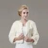 Elegant Bateau Neckline Wedding Bridal Wraps Jacket Shawl Sexy Off Shoulder Tulle Lace Up Back Wedding Accessories