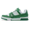 Designer sneaker Virgil Trainer Vrijetijdsschoenen Kalfsleer Abloh basketbalschoenen Oranje Wit Groen Rood Blauw Letter Overlays Platform Lage sneakers Maat 36-45