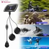 Teleheer T6 Plus motorcykelhjälm Bluetooth Headset Intercom 2 Riders 1500m Interphone Communicator Waterproof Intercomunicador Q230830