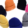 Designer Hoeden Ontwerpers Mannen Vrouwen Vierkante Smiley Gezicht Gebreide Wol Casual Warme Elastische Voorzien Caps Beanie Ac HatIB4A