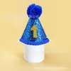 Собачья одежда для домашних животных набор настройки дня рождения треугольник шарф шляп