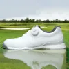 Dress Shoes Women's Sports PGM Golf Football Waterproof och Non Slip Casual Rotating Button Lace 230829