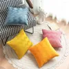 Pillow Cover Thickened Dutch Velvet Wave Pressure Pleated Sofa Solid Color Craft Geometric Pleats Without Core