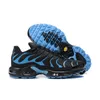 Üst moda TN artı ayarlanmış 1 Koşu Ayakkabı Tns Terascape Mavi Üçlü Siyah Gerici Birlik Özel Erkekler Kadın Açık Trainer Spor Sneakers 36-46