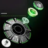 Tol UFO Lichtgevende Fidget Slider EDC Volwassen Metalen Speelgoed ADHD Hand Spinner Gloeien in het donker Stress Relief Kid Gift 230829