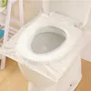 Toalettstol täcker 50st täcker bärbar engångskudde individuellt packad vattentät antibakteriell för el utomhusresor