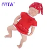 Dockor IVITA WG1548 16.92 tum 2189g 100% silikon återfödd baby docka realistiska mjuka dockor livtro tjej baby leksaker för barn gåva 230828