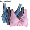 세트 3pcs/set genie bra comfort bra 이동식 패드 더블 레이어 ahh 브라스 바디 셰이퍼 푸피 업 레저 수면 요가 브래지어 무료 배송