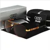 أزياء Audi Top Sunglasses Men's Men's Mensives Box Box Driving Mirror ونظارات حماية الأشعة فوق البنفسجية للسيدات 518 مع شعار وصندوق