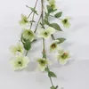 Decorative Flowers 1pc 3D Christmas Rose Simulation Flower Branch For Diy Floral Arrangement Accessories Festival Home Wedding Party Decor