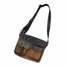 Sacs de soirée Sac à dos multi-poches Sac à bandoulière Style coréen pour hommes Casual Cuir imperméable Messenger Messenger