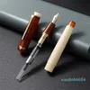 Fontanna długopis 1pc Fontanna Pen wiht atrament 82 Pen Pen Pen z atramentem akrylowym with spinner złota