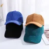 Gorras de bola Gorra de béisbol de pana Otoño Moda Mujeres Salvajes Sombreros sólidos Japonés Vintage Casual Beanie Moda Estudiante Ajustable Peaked 230830