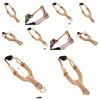 Jouets drôles Matériel en bois Slings Corde en caoutchouc Amusant Enfants traditionnels à l'extérieur Catapt Intéressant Accessoires de chasse Top Qualité C5661 Drop Dhhnq