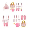 Tools Workshop Ensemble d'outils de jardinier pour petite fille pour enseigner aux enfants le jardinage et la plantation Cadeaux de vacances Jouets pratiques Bords arrondis Robuste 230830