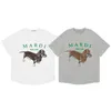 T-shirts pour femmes été décontracté polyvalent chemise surdimensionnée hommes T-shirt coton femmes T-shirt imprimé chien Hip Hop haut