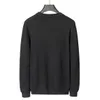 Nowe zimowe męskie Casual Crew Neck Pullover Męskie litery z długim rękawem Drukuj Sweter Codzienny styl Moda ciepły dzianinowy sweter