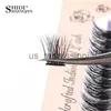 False Eyelashes 6 Rows 72 Bundles Individual Lashes Fluffy Segmented False Eyelashes Professional Makeup Eyelash Extension Cilia Thick Fake Lash x0830