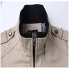 Giacca bomber da uomo moda giacca a vento casual cappotto da uomo 2023 primavera autunno nuovo outwear caldo stand giacca militare sottile da uomo