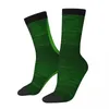 Calcetines para hombres Calcetines locos divertidos para hombres Novedad Hip Hop Harajuku Día de San Patricio Feliz Patrón transpirable Impreso Niños Equipo Regalo informal