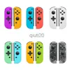 Controller di gioco Joystick Joycon Controller con cinturino Joy Con per Nintendo Switch Supporto Funzione sveglia Switch L/R Controller Joycon con 6 assi L231113