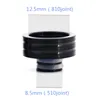 1Pcs 510 To 810 Drip Tip Heat Sink Adapter Stainless Steel Holder Filters Tank Accessory Straw Joint Black Silver Gold Rainbow