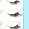 False Eyelashes 5 Pairs 2Colors Natural Look Lashes with Clear Band Short Fake Eyelash Pack by Outopen x0830