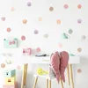 Wall Stickers 1PC Watercolor Mint Green Polka Dot Children Room Kindergarten Decorate Gift Decor Aesthetic Sticker 230829