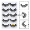 Faux-cils 35 paires offre spéciale 3D Faux vison Faux cils cils naturels vaporeux moelleux Faux cils Extension maquillage des yeux faux cils x0830