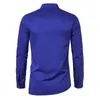 T-shirts pour hommes Mode Printemps et Été Casual Manches longues Revers Chemise rayée Hommes Hommes Active Couverture en coton