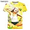 Herren-T-Shirts, Musiknote, modisch, Harajuku-Stil, Damen-T-Shirt, Neuheit, Sommer, 3D-gedrucktes Rundhals-T-Shirt