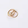 New Band Rings Multiple Layers Strand Loop Gold Sier Color Indext Finger For Women Lead Nickle Free Stainless Steel Plated Ring 230830