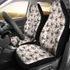 Car Seat Covers Happy Pug Pack Of 2 Universal Front Protective Cover