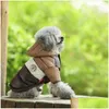 Cão vestuário melhor venda inverno roupas para animais de estimação quente jaqueta impermeável casaco s-xxl hoodies para chihuahua pequenos cães médios filhote de cachorro1 gota de dh9fd