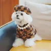 Dog Apparel Clothes Autumn And Winter Maltese Fur Jacket Pet Coat Hat Cloak Outfit