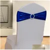 Chair Covers Spandex Lycra Ers Sash Bands Party Chairs Decoration Birthday Sashes Drop Delivery Home Garden Textiles Dhacl