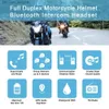 Interfono V4 per casco moto Auricolare Bluetooth 4 ciclisti parlano allo stesso tempo Moto Intercomunicador Interphone Radio FM Q230830