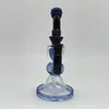 Bong en verre de 8,7 pouces, conduite d'eau, plate-forme de recyclage, plate-forme Dab, narguilé, pipe à fumer