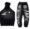 Mens Designer Hoodies Men Hoodies Pullover High Quality Hellstar Black Sports Suit Yoga Hoodi Printing Street Hip-hop Sweatshirts