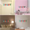 Window Stickers Welcome Alphabet Pattern Wall Sticker Colorf Removable Decal For Home Office Classroom Decor Drop Delivery Garden Deco Dhxos