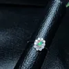 Wedding Rings Natural opal woman rings change fire color mysterious 925 silver adjustable size 230830