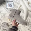 Designer stövlar för kvinnor australien boot womens tazz tasman tofflor ultra mini plattform stövlar vinter mocka ullskor damer varm päls ankel uggslie bootes yu89