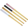 Eetstokjes 10Pairs 304 Roestvrijstalen Eetstokje Alle Partijen Chop Stick Voor Volwassen Eetaccessoires Servies Keuken Gereedschap