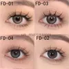 رموش كاذبة yelix ترقية anype anype anype manga lashes natural exeral cluster cluster extensions Quick DIY extensions kit cosplay lashes x0830