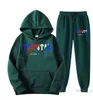 Trailsuit Trapstar Marka Baskılı Spor Giyim Erkek Tişörtleri 16 Renk Sıcak İki Parça Set Gevşek Hoodie Sweatshirt Pantolon koşu Siyah Beyaz Düz Renk Pembe Zw5o