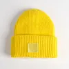 Beanie Designer Beanie Hats Designers Men Women Ac Square Smiley Face Wool Knitted Hat Wool Hat Casual Warm Elastic Fitted Caps Ac Beanie Ac HatFPH7